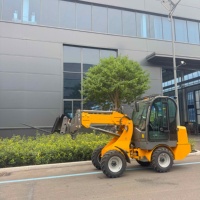 Caricatore Agricolo Compatto Articolato a Batteria CE da 0,5-1T |   Mini Caricatore a Ruote Elettrico da Giardino a Emissioni Zero