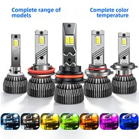Nouveau phare LED de voiture OLIVER à double tube en cuivre 130W, lumière blanche, montage universel, 12V 10000 Lumens, H7/H4/H1/H3, feu antibrouillard H13 9005