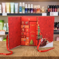 Boîte cadeau surprise personnalisée, boîte calendrier pliable, 24 jours, boîte d'emballage pour chocolats, Scatola Cioccolatini Personalizzata