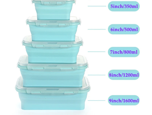 Custom Cute Silicone Portable Insulated Heated Lunch Box Set for School/Office Use Heatable Food for Kids Adults for Newborns - Product Image 6