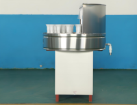 Laveuse de bouteilles manuelle, machine de nettoyage de bouteilles en plastique et en verre, équipement de rinçage de type disque, laveuse de bouteilles rotative