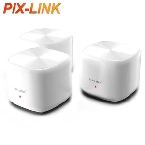 Pix-link sistem jala AX3000 (2 pak) versi Global Wifi Router Repeater memperpanjang Amplifier Gigabit nirkabel 12V 4g Router Cat 18