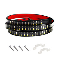 JINXIN Bande lumineuse LED pour hayon de camion de 60 pouces, frein de recul, clignotant de voiture, feux de jour à LED