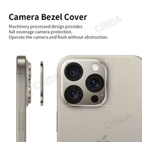Film de protection d'objectif d'appareil photo en verre trempé 9H Premium Factory-Utilisé pour iPhone 15 Pro Max 15 Pro pour iPhone 9 Protection de téléphone portable