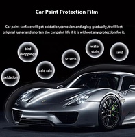 Film de protection de peinture de voiture personnalisé en TPU PPF 8,5 mil, film de protection de peinture anti-rayures, film de protection transparent auto-cicatrisant