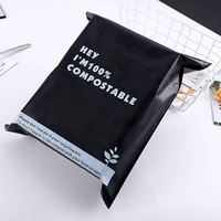 En gros écologique double bande poly rose courrier enveloppe courrier paquet sac d'expédition