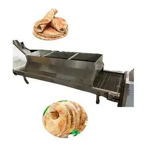 Various shapes flat soft bread making machine turkish pita bread making machine arabic pita production line automatically