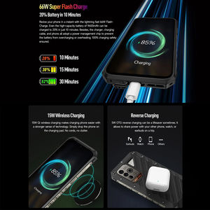 โทรศัพท์มือถือ <span class=keywords><strong>Ulefone</strong></span> <span class=keywords><strong>Power</strong></span> Armor <span class=keywords><strong>18</strong></span> Ultra 5G รองรับ 3G&4G สมาร์ทโฟนหน้าจอ 6.58 นิ้ว สมาร์ทโฟน 5G 66W108MP 24GB 512GB โทรศัพท์มือถือที่ทนทาน - Product Image 6