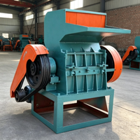 Déchiqueteur de barils en plastique robuste de grande taille avec lames anti-rouille de haute précision, broyeur de bouteilles, pelletiseur avec pompe