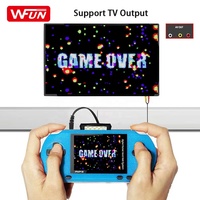 Console de jeux vidéo rétro 8 bits PXP3 Slim Station, console de jeux portable, jeu sur carte, 288 jeux classiques intégrés
