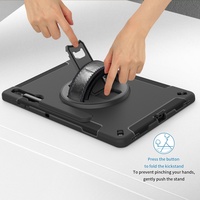 Coque de tablette Samsung détachable en Tpu, 12.4 pouces, pour modèles S8 + S7 + S8 Plus