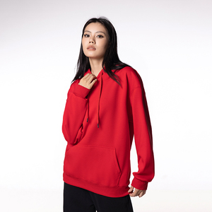Wholesale <strong>Oversized</strong> Long Length <strong>Jumper</strong> with Custom Logo 320g Cotton <strong>Off</strong>-<strong>Shoulder</strong> Hooded Fashionable for Men Women Winter - Product Image 3
