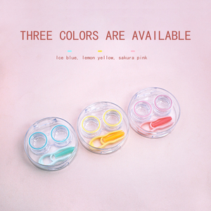 Estuche Rectangular de Plástico <span class=keywords><strong>para</strong></span> <span class=keywords><strong>Lentes</strong></span> de Contacto, Pinzas, Extractor, Transparente, de Moda, a Color, Venta al por Mayor, <span class=keywords><strong>Caja</strong></span> de Almacenamiento Directa de Fábrica - Product Image 2