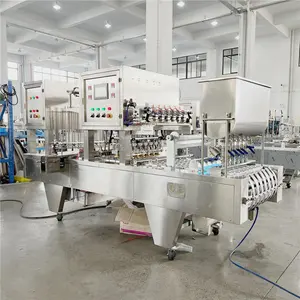 Automatic Juice Water Cup Filling And Sealing Machine For Cup Small Factories Filling Water Cups