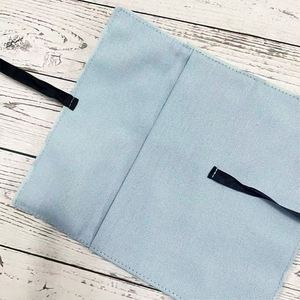 Pochette en coton de haute qualité, douce, personnalisée, emballage en coton, sac anti-poussière, pochette en coton recyclable avec rabat - Product Image 6