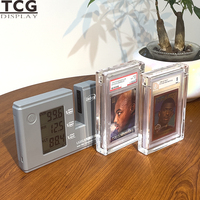 Protector de Tarjetas Acrílicas Graduadas TCG al por Mayor, Estuche Rígido CSC para Tarjetas de Estrellas de Béisbol BGS CGC con Tapa Magnética