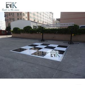 ฟลอร์เต้นรำสีขาวและด้านหลังแบบคลาสสิกพร้อมด้านอลูมิเนียมสำหรับงานกิจกรรมในร่มของโรงแรม - Product Image 1