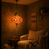 Lampe turque en mosaïque de verre perlé, vente en gros pour hôtels, restaurants et projets résidentiels