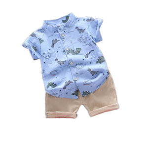 Conjuntos de Ropa de Verano para Bebé Niño de 2 Piezas, Diseño de Dibujos Animados 2023, Algodón Informal, Nueva Llegada - Product Image 1