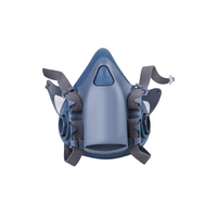 Masque facial en silicone solide 7502, performance standard, filtre 2097, respirateur à auto-aspiration, filtration des particules P100 pour le soudage