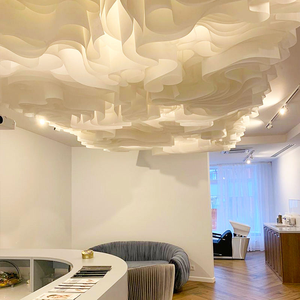 Decorazione per Soffitto in Carta con Texture Francese, Design a Onde e Nuvole per Feste di Matrimonio - Product Image 5