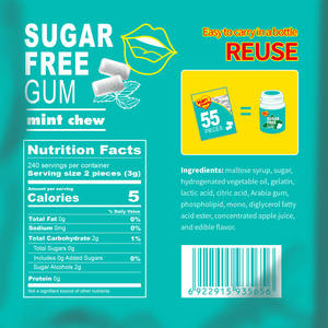 Chewing-gum à la caféine en vrac sans sucre végétarien naturel avec <span class=keywords><strong>xylitol</strong></span> - Product Image 5