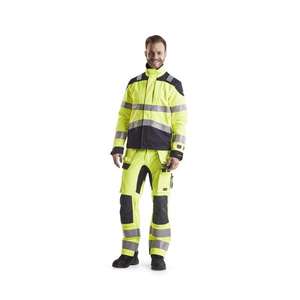 BLAKLADER - 408915123389XXL Chaqueta multinorm Inherent Hi-vis Amarillo/Azul Marino-EAN 7330509625972 ROPA DE TRABAJO RESISTENTE A LLAMAS - Product Image 3