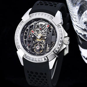 Reloj de Pulsera de Acero Inoxidable para Hombre con Movimiento Automático Tourbillon y Función de Resistencia al Agua - Product Image 2