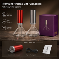 Aérateur de vin électrique intelligent 1500ML, distributeur d'aération pour vin rouge et spiritueux blanc, rechargeable, commande tactile, verseur de vin