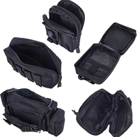 Organisateur de siège arrière de voiture tactique personnalisable en Oxford imperméable avec système MOLLE, sac de rangement extérieur pour appareil photo