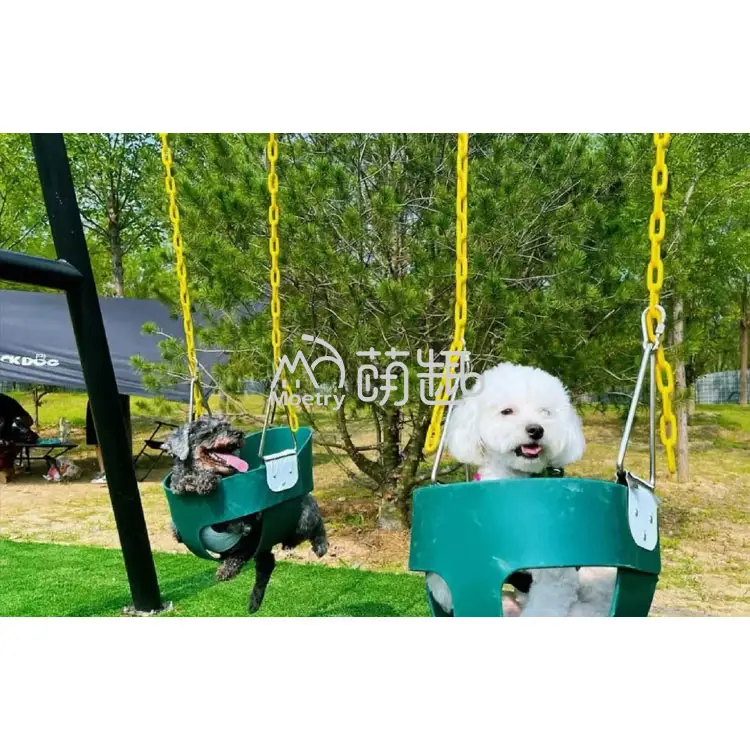 Equipamento de quintal para animais de estimação Parque de cães Parque de brincar balanço Playsets Parque para Perros