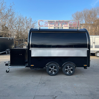 JLD JLD-001 Remolque de Comida para Helados de Acero Inoxidable para Exteriores con Certificación CE, Reducción de Ruido, Eléctrico 12V-24V, 1 Año de Garantía Completa