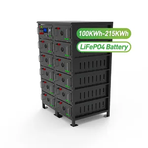 90% Dod 3000 Ciclos Células 100kwh 48V Lifepo4 Paquete de batería 200ah Batería solar de litio Litio para la venta
