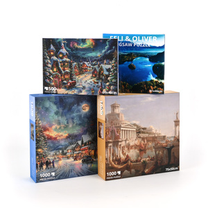 Nhà Sản Xuất 500 <span class=keywords><strong>1000</strong></span> Miếng Cá Nhân Hình Ảnh Phong Cảnh Có thể In Câu Đố Tùy Chỉnh Thiết Kế Trò Chơi Ghép Hình Trò Chơi Cho Người Lớn Trẻ Em - Product Image 5