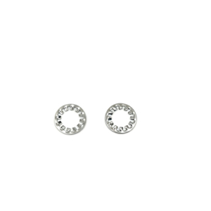 แหวนล็อคฟันเฟืองในตัว เบอร์ 12 เบอร์ 14 เบอร์ 18 เบอร์ 22 ทำจากเหล็กสปริง M3 ถึง M20 แหวนรูปดาวป้องกันการคลายตัวสำหรับป้องกันการสั่นสะเทือน - Product Image 4