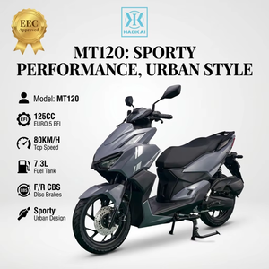 Scooter à essence Vario 125cc avec un nouveau design, vitesse maximale de 80 km/h, moteur refroidi par air, frein à disque pour adultes, certifié EPA - Product Image 1