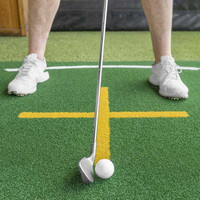 Tapis de simulateur de golf personnalisé pour entraînement de frappe et de swing en intérieur