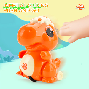 Inerzia cartone animato piccolo dinosauro Robot giocattolo resistente caduta educativo Push & Go attrito veicolo giocattolo a dondolo auto - Product Image 3