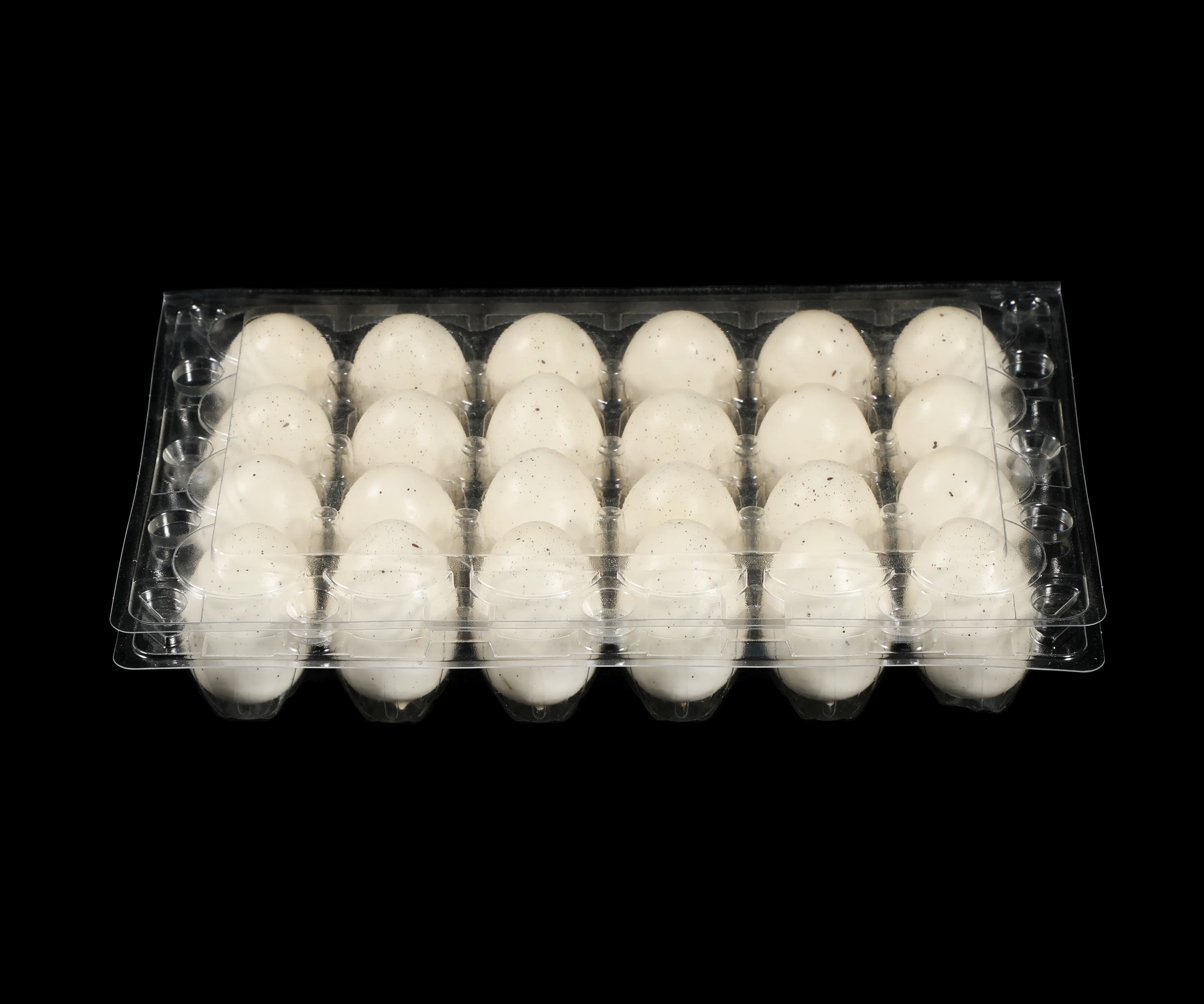 Bac à oeufs de caille transparent PET 18 24 30 trous Blister en plastique 6 12 20 cellules Bac à oeufs jetable Boîte Plateau d'emballage pour oeufs de caille