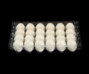 18 24 30 Holes PET Clear Rectangular Plastic Blister Quail Egg Tray Disposable Egg Tray Box Quail Egg Case Packaging With Lid