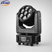Projecteur LED DMX512 40W à tête mobile MINI Spot Beam Wash pour studio TV, scène et événements
