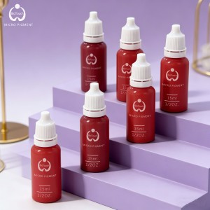 Encre de tatouage imperméable en 20 couleurs pour la formation au maquillage permanent sur peau artificielle (non humaine) - Product Image 2