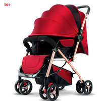 Nouvelle conception 2021 Yobe Baby YB-CT01 Poussette manuelle multicolore Système de voyage Pliable Cadre en alliage d'aluminium Roues Charge de 15 kg