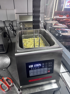 <span class=keywords><strong>Friteuse</strong></span> à levage automatique Fritteuse Fritteuse <span class=keywords><strong>belge</strong></span> <span class=keywords><strong>Friteuse</strong></span> commerciale avec réservoir unique pour restaurant Friggitrice - Product Image 3