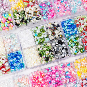 Boîte transfrontalière perle synthétique résine strass coupe brillante 10mm accessoires pour ongles bricolage matériaux faits à la main épingle à cheveux en vrac - Product Image 4