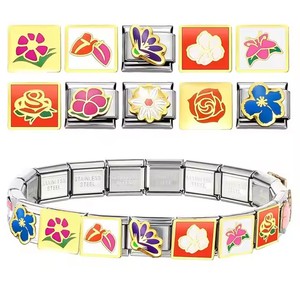 Bracelets de mode en gros, accessoires <span class=keywords><strong>DIY</strong></span>, breloques à maillons italiens, <span class=keywords><strong>bracelet</strong></span> en acier inoxydable plaqué or 14 carats, bracelets à breloques, cadeau - Product Image 5