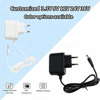 Adaptateur d'alimentation pour driver LED 12V 1A AC/DC, transformateur enfichable avec matériau ABS PC, 12W