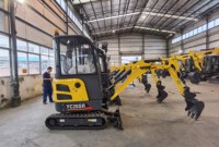 Mesin Pengolah Tanah Efisiensi Tinggi Kapasitas Bucket 0.05m³ Excavator Crawler 13.4Kw YC20SR untuk Konstruksi Jalan