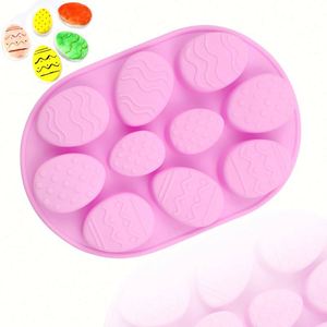 Molde de silicona reutilizable para jabón, velas y pasteles con forma de huevo, para hacer a mano, ideal para festivales de Pascua, OEM/ODM, disponible en fábrica y en stock. - Product Image 1