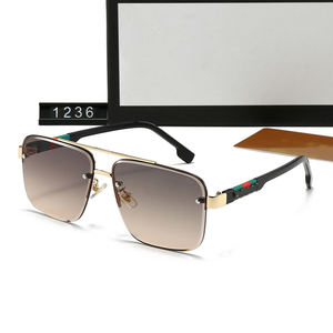 Gafas de Sol Polarizadas de Lujo con Logotipo Personalizado, Lentes de Metal Dorado con Protección UV400 y Fotocromáticas, Gafas de Sol Polarizadas de Marca Clásica - Product Image 3